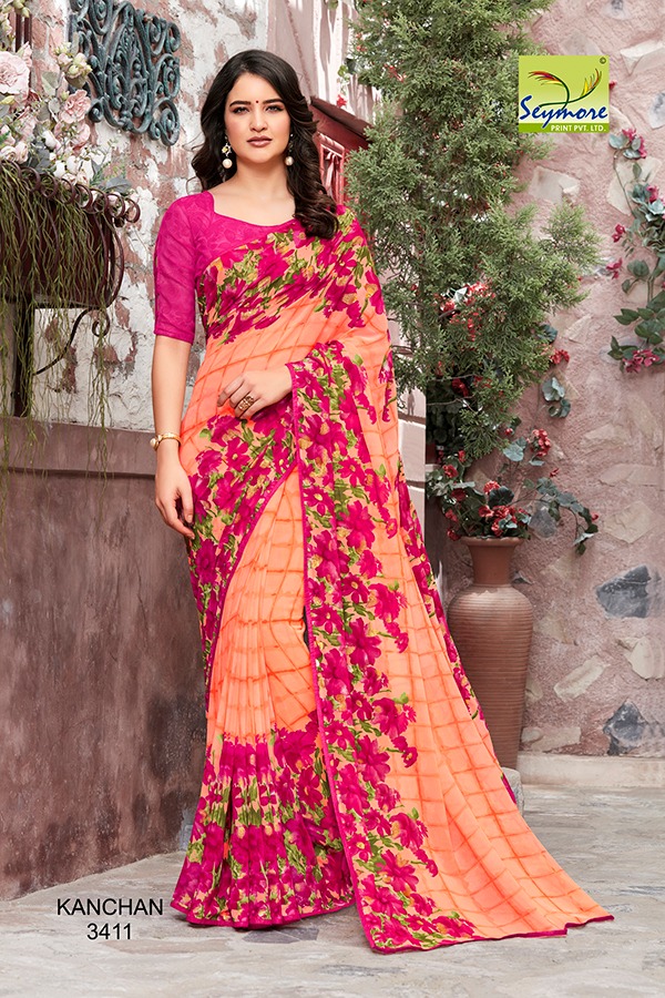 Kanchan Vol 7 Seymore Printed Saress Catalogue