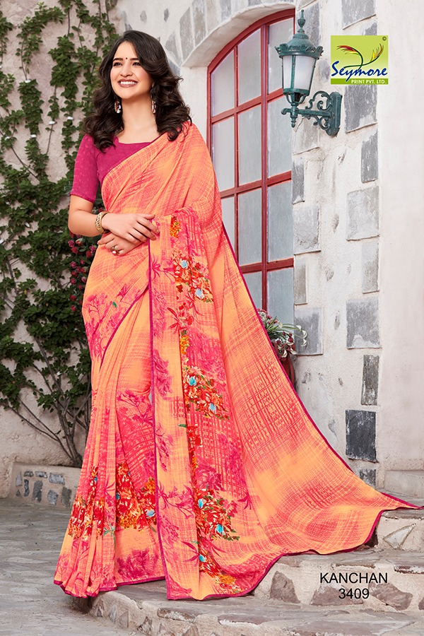 Kanchan Vol 7 Seymore Printed Saress Catalogue
