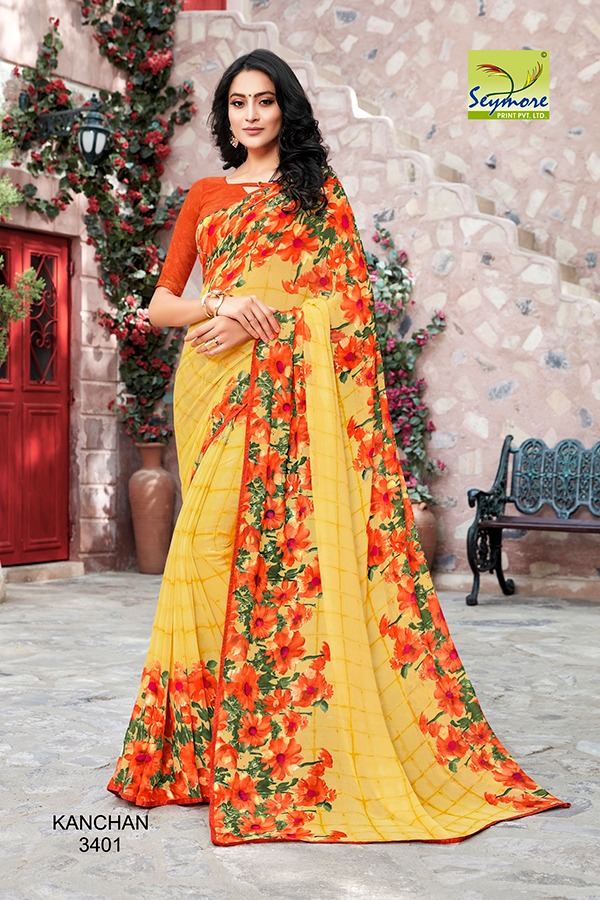 Kanchan Vol 7 Seymore Printed Saress Catalogue