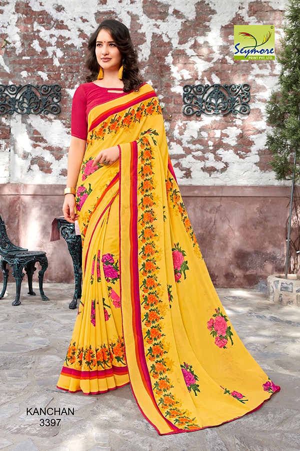 Kanchan Vol 7 Seymore Printed Saress Catalogue