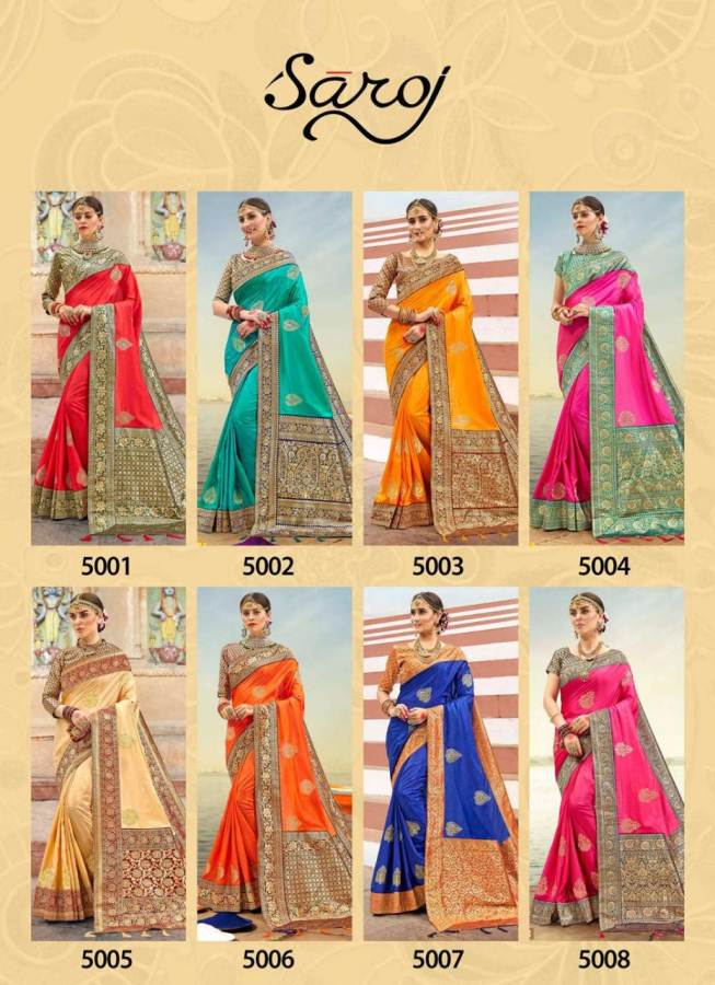 Manikarnika By Saroj Designer Silk Sarees Catalogue