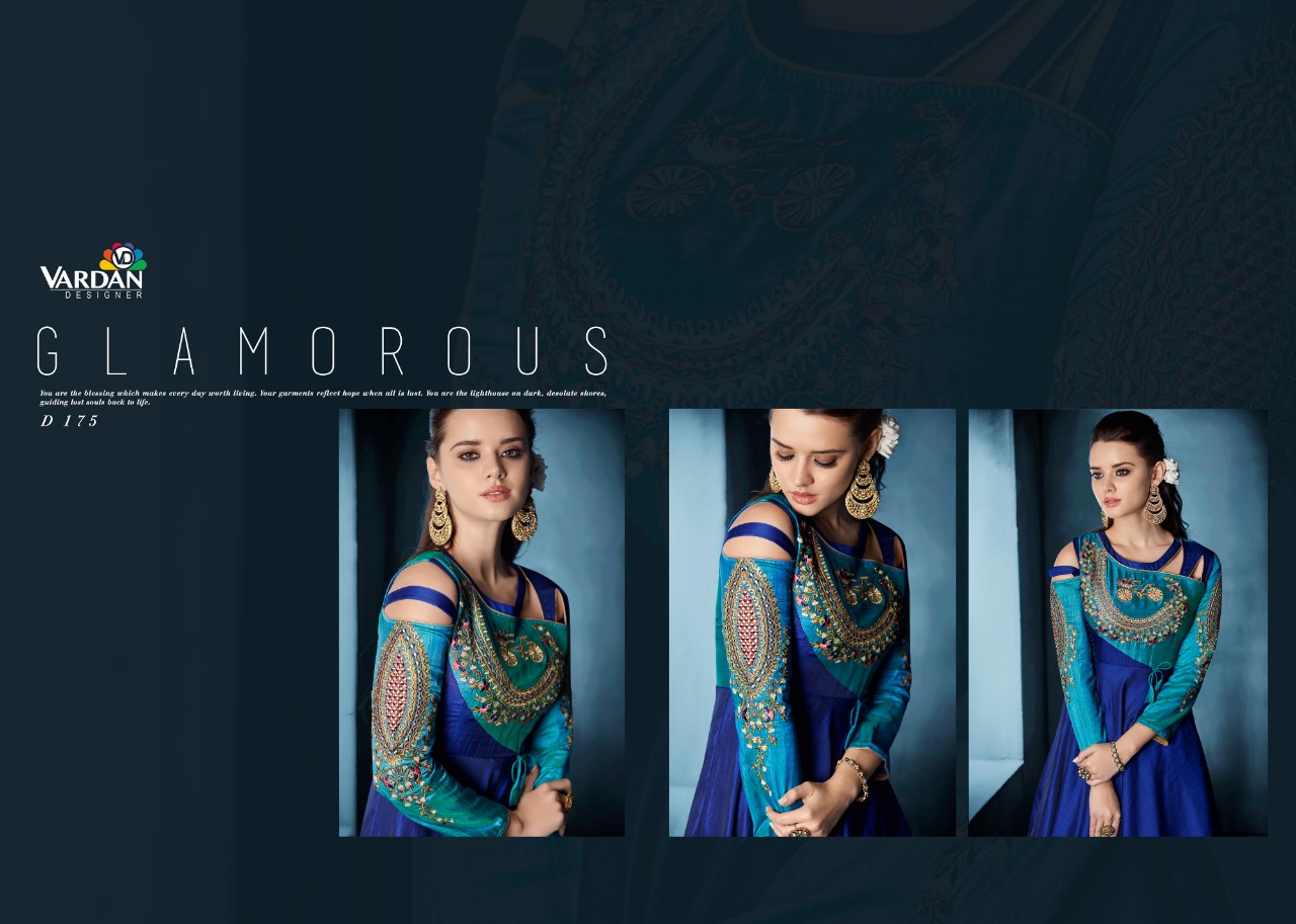Navya Vol 8 By Vardan Designer Long Party Wear Gown Catalogue
