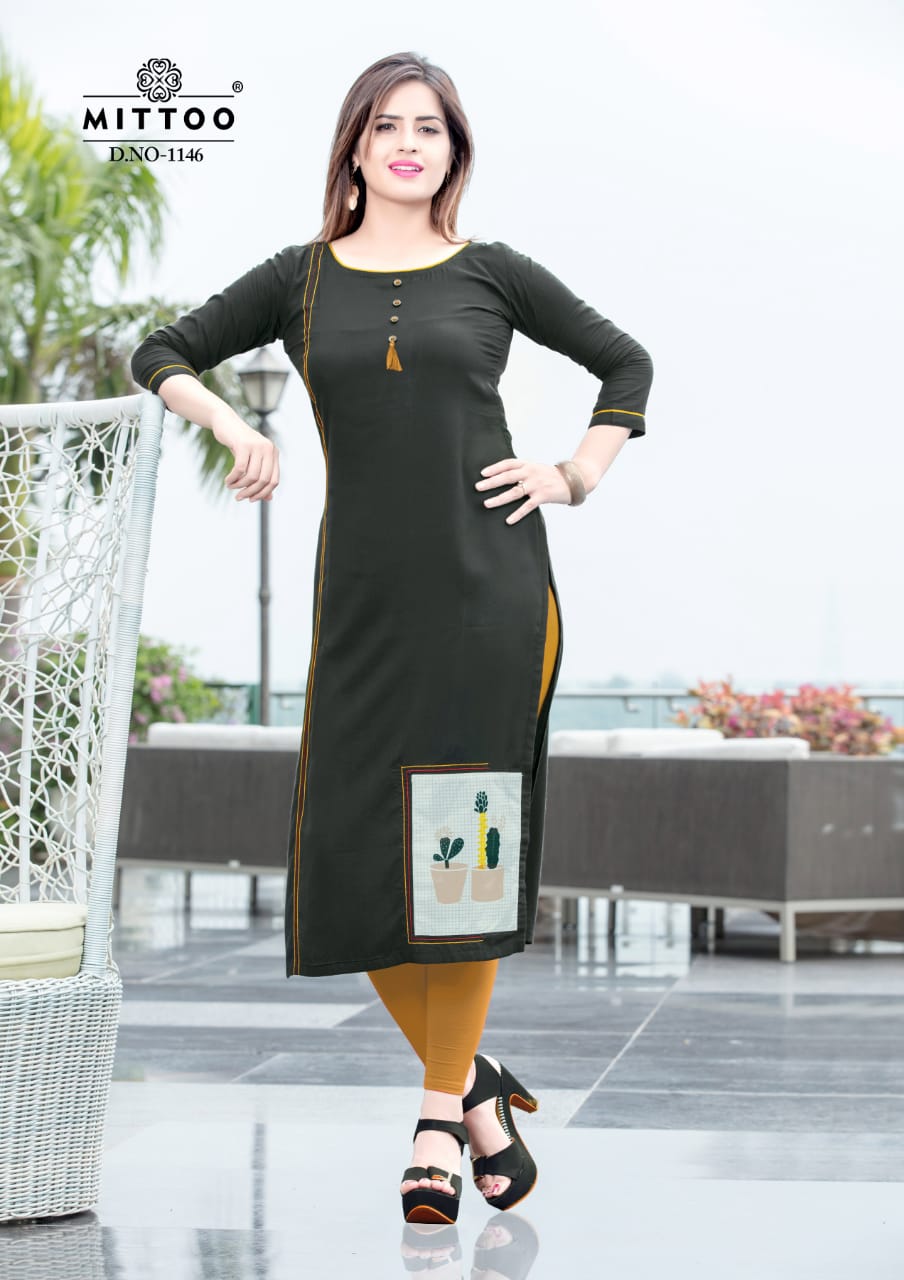 Palak Vol : Nx By Mittoo Causal Wear Designer Kurti Collections