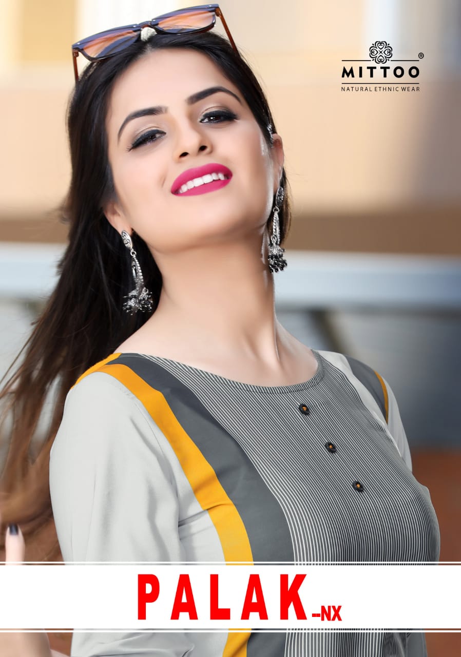 Palak Vol : Nx By Mittoo Causal Wear Designer Kurti Collections