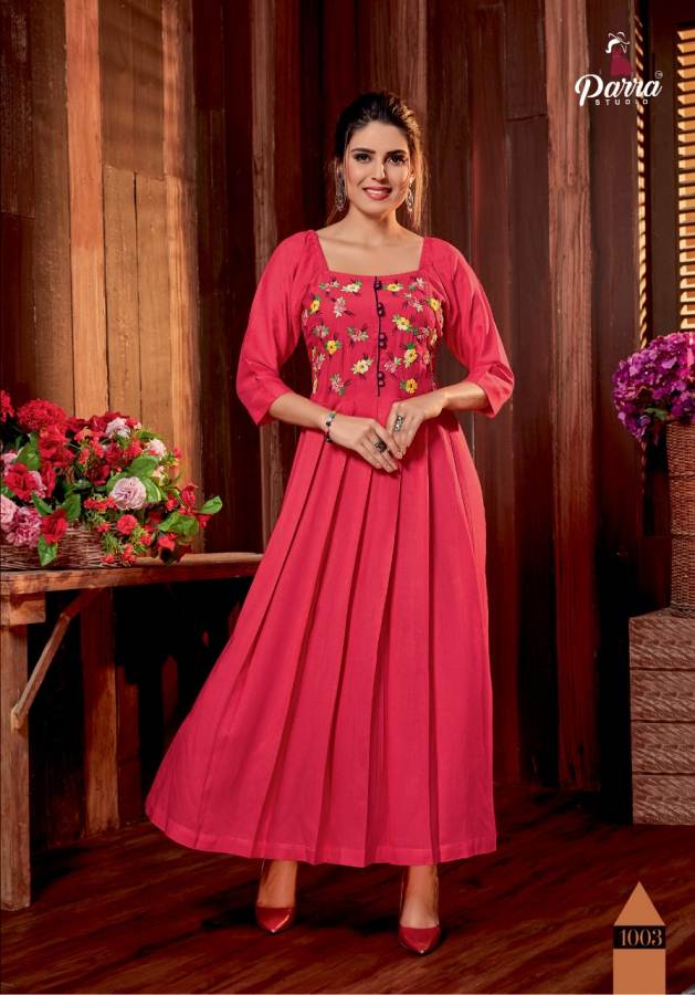 Rabeya By Parra Studio Designer Anarkali Kurtis Collections