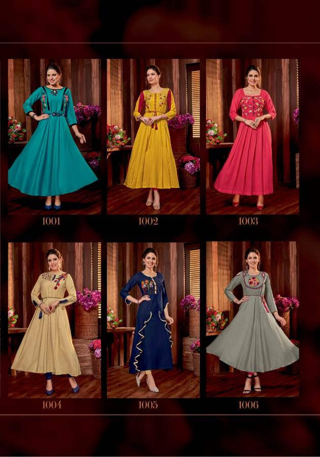 Rabeya By Parra Studio Designer Anarkali Kurtis Collections
