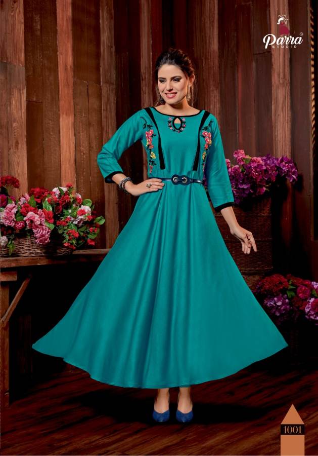 Rabeya By Parra Studio Designer Anarkali Kurtis Collections