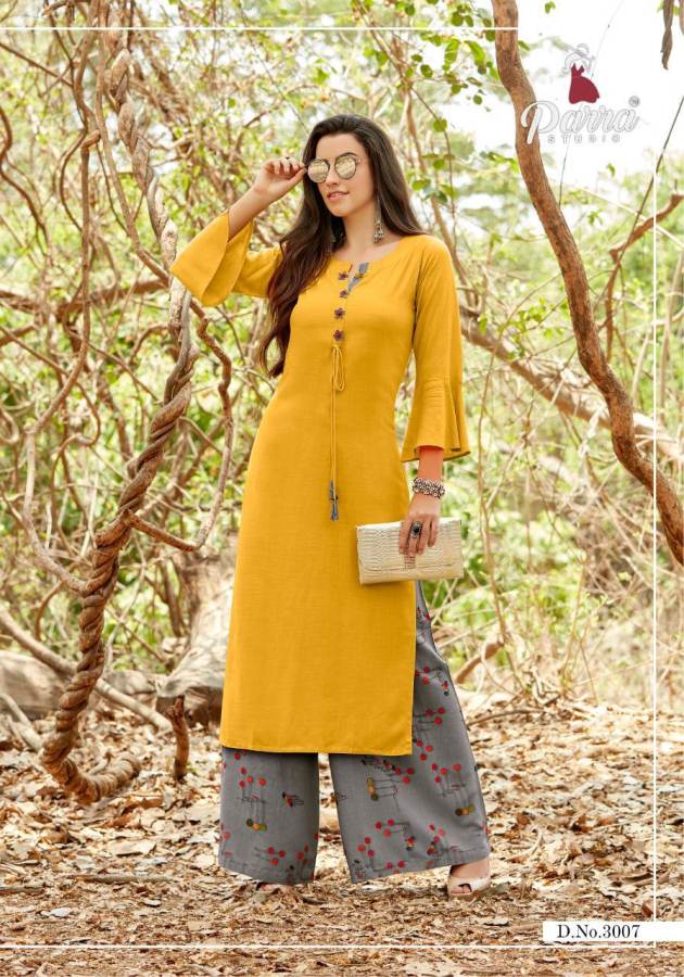 Zurri  Vol 3 Parra Studio Printed  Kurti With Plazzo Catalogue