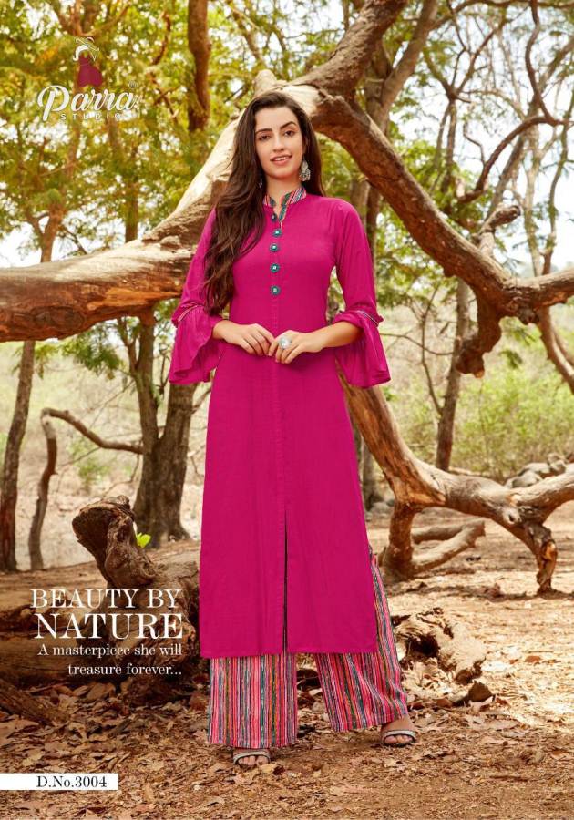 Zurri  Vol 3 Parra Studio Printed  Kurti With Plazzo Catalogue