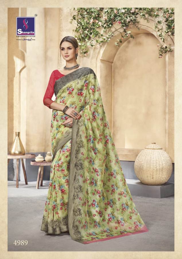 Pure Organza Vol 2 By Shangrila Party Wear Sarees