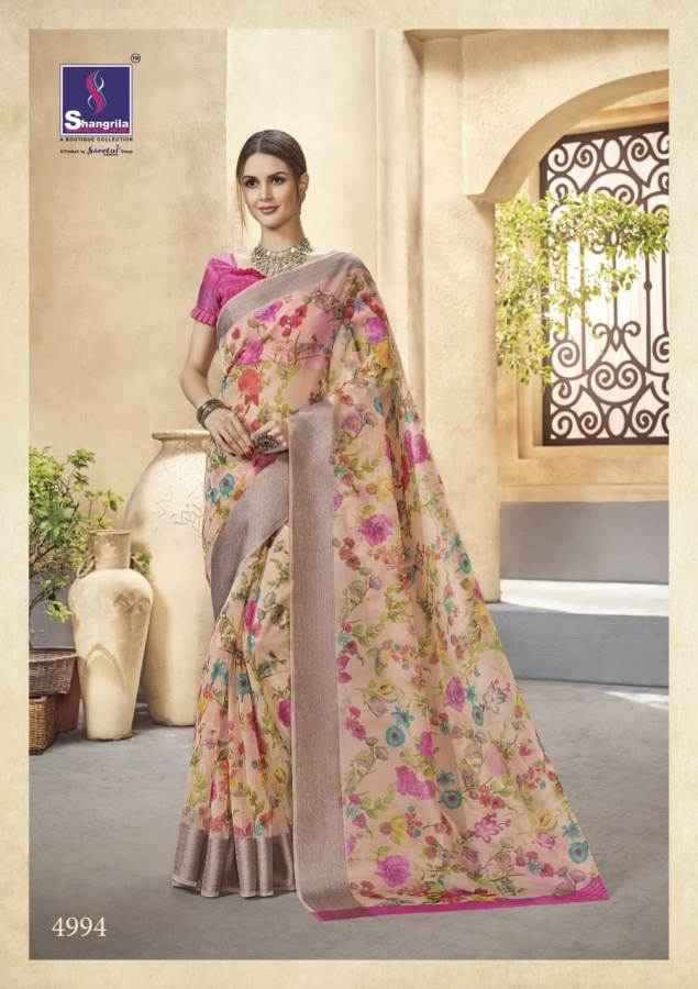 Pure Organza Vol 2 By Shangrila Party Wear Sarees