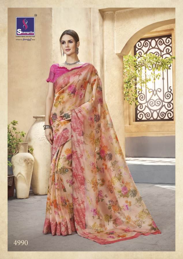 Pure Organza Vol 2 By Shangrila Party Wear Sarees
