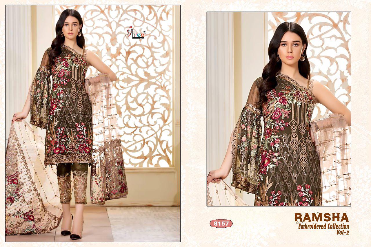 Shree Fabs By Ramsha Embroidered 2 Pakistani Salwar Suit Catalogue
