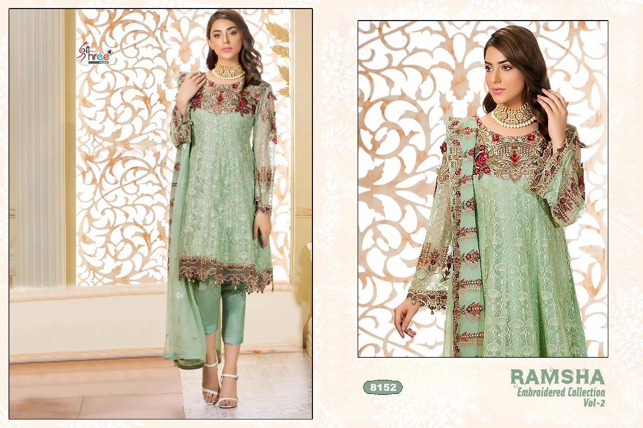 Shree Fabs By Ramsha Embroidered 2 Pakistani Salwar Suit Catalogue