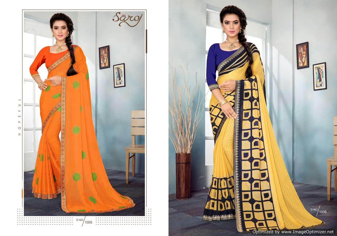 Nargis Saroj  Printed Sarees Catalogue