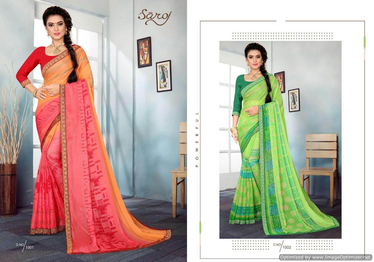 Nargis Saroj  Printed Sarees Catalogue