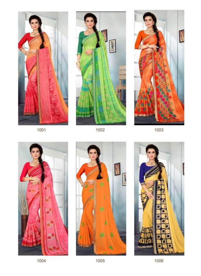 Nargis Saroj  Printed Sarees Catalogue