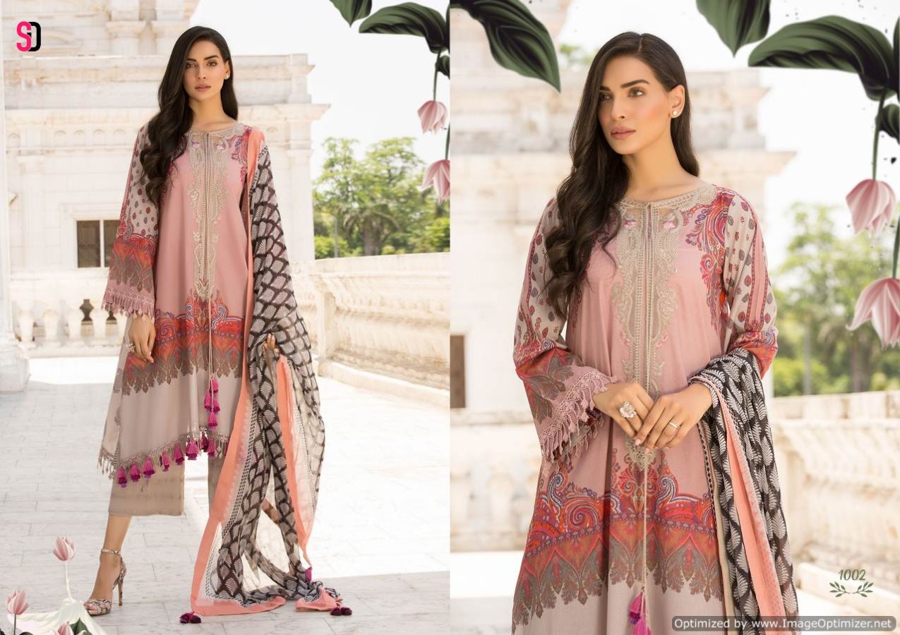 Sobia Nazir Vital By Sharadhha Designer Churidar Salwar Kameez Catalogue
