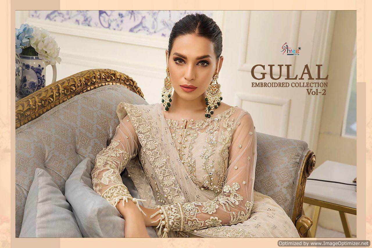 Gulal Embroidered Collection 2 By Shree Fabs Pakistani Salwar Kameez
