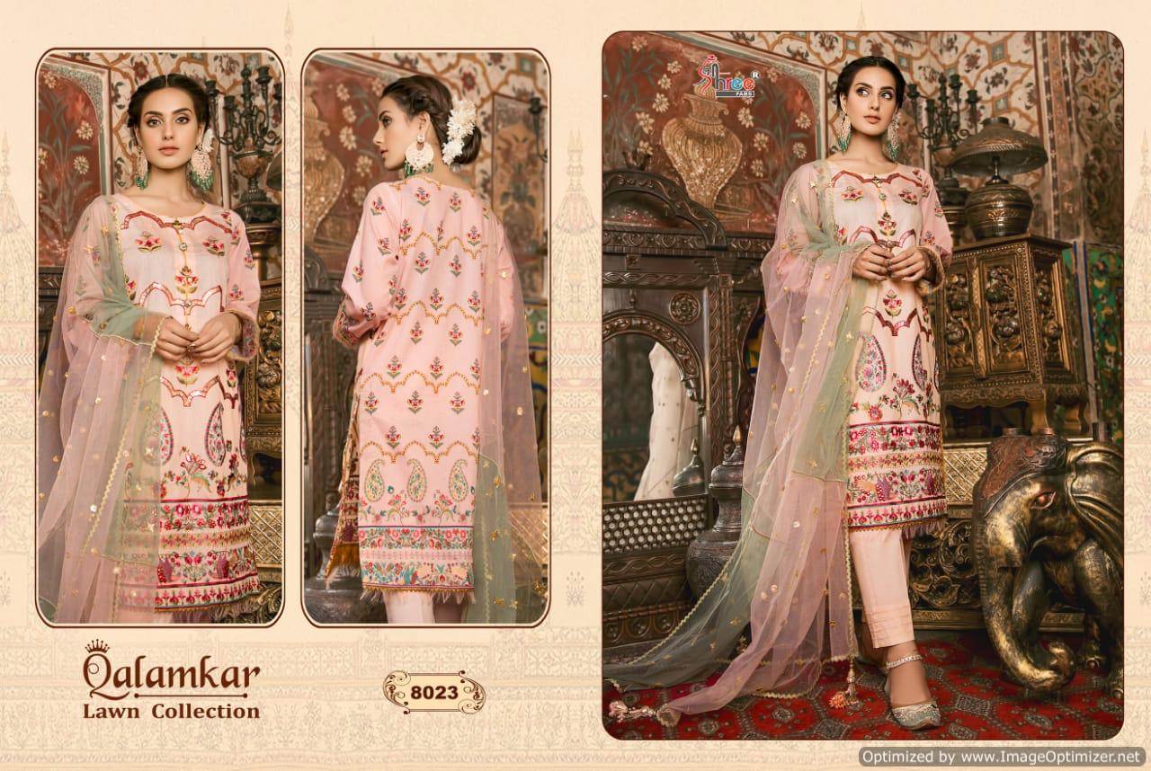 Qalamkar Lawn Collection By Shree Fabs Pakistani Salwar Kameez