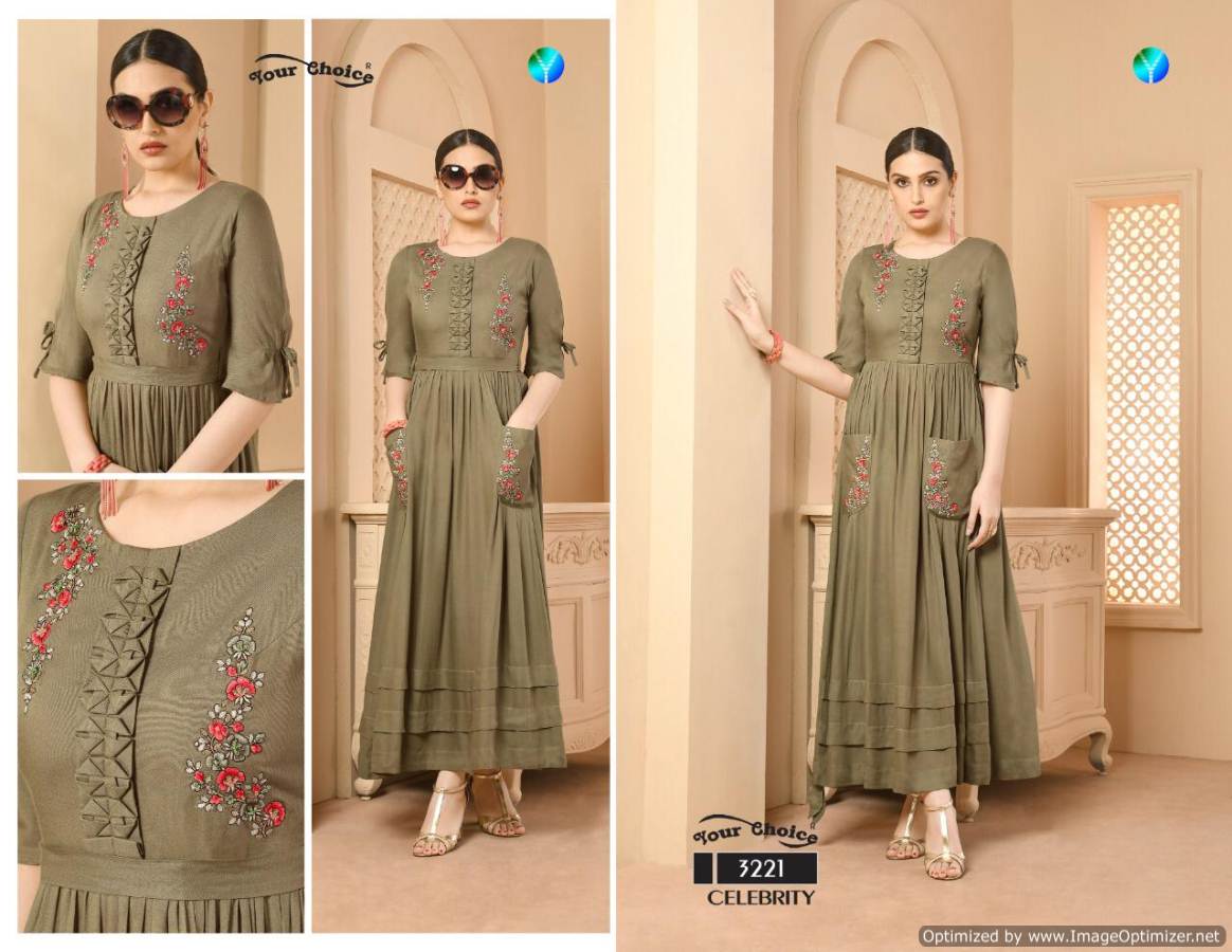 Celebrity By Your Choice Long Kurtis Catalogue