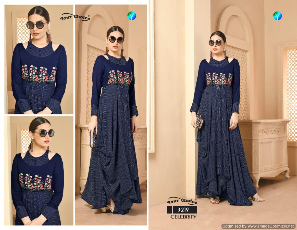 Celebrity By Your Choice Long Kurtis Catalogue