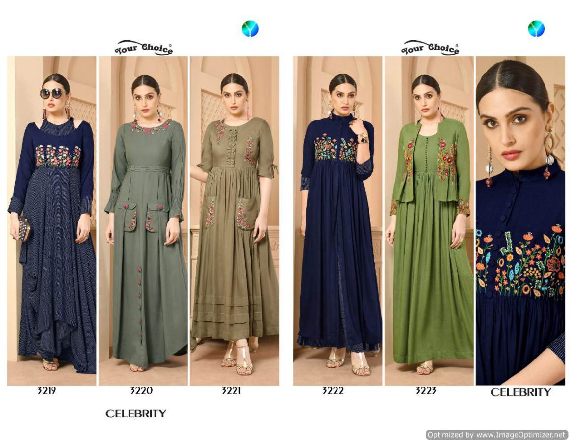 Celebrity By Your Choice Long Kurtis Catalogue