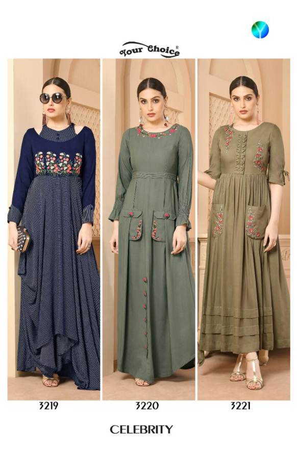 Celebrity By Your Choice Long Kurtis Catalogue