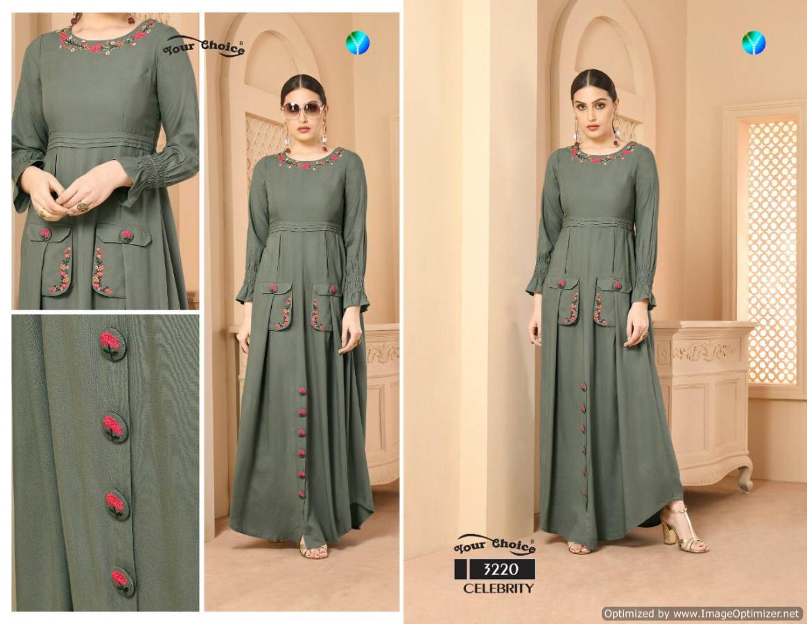 Celebrity By Your Choice Long Kurtis Catalogue
