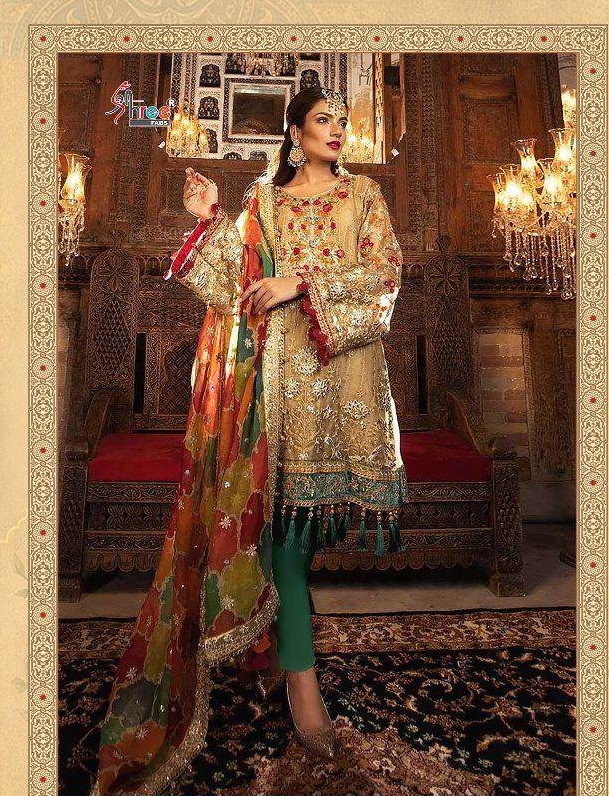 Mbroidered Mariya B Vol 8 By Shree Heavy Embroideries Wrok Pakistani Suit Catalogue