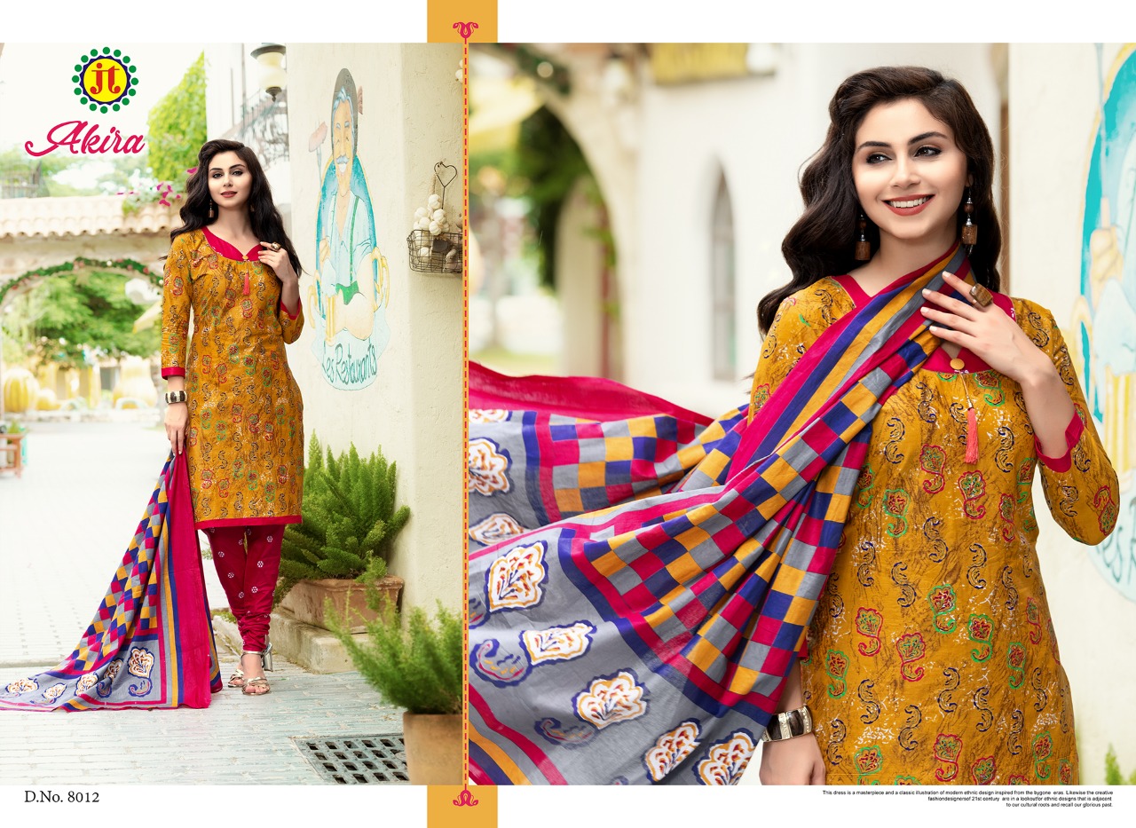 Akira Vol 8 By Jt Designer Cotton Dress Material Collection