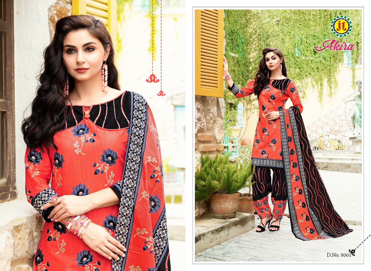 Akira Vol 8 By Jt Designer Cotton Dress Material Collection