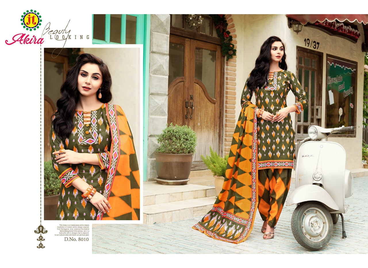 Akira Vol 8 By Jt Designer Cotton Dress Material Collection