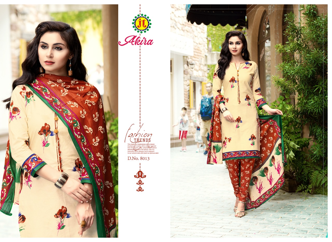 Akira Vol 8 By Jt Designer Cotton Dress Material Collection