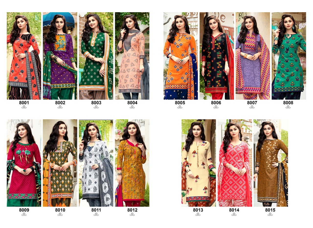 Akira Vol 8 By Jt Designer Cotton Dress Material Collection