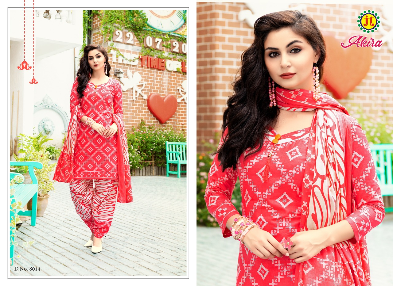 Akira Vol 8 By Jt Designer Cotton Dress Material Collection