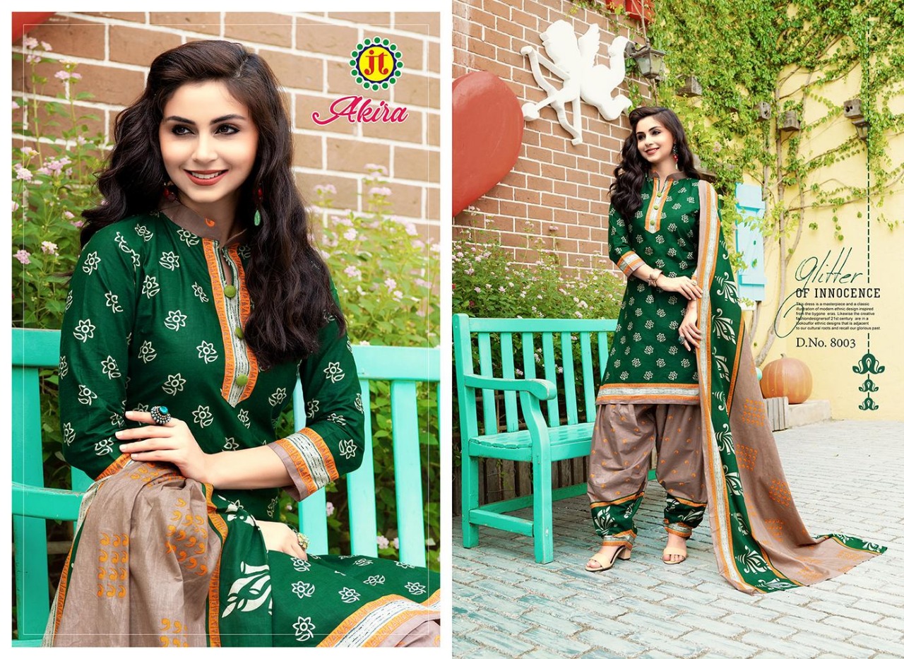 Akira Vol 8 By Jt Designer Cotton Dress Material Collection