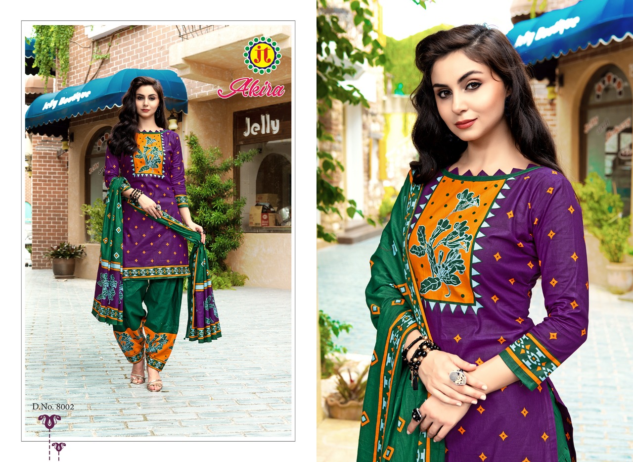 Akira Vol 8 By Jt Designer Cotton Dress Material Collection