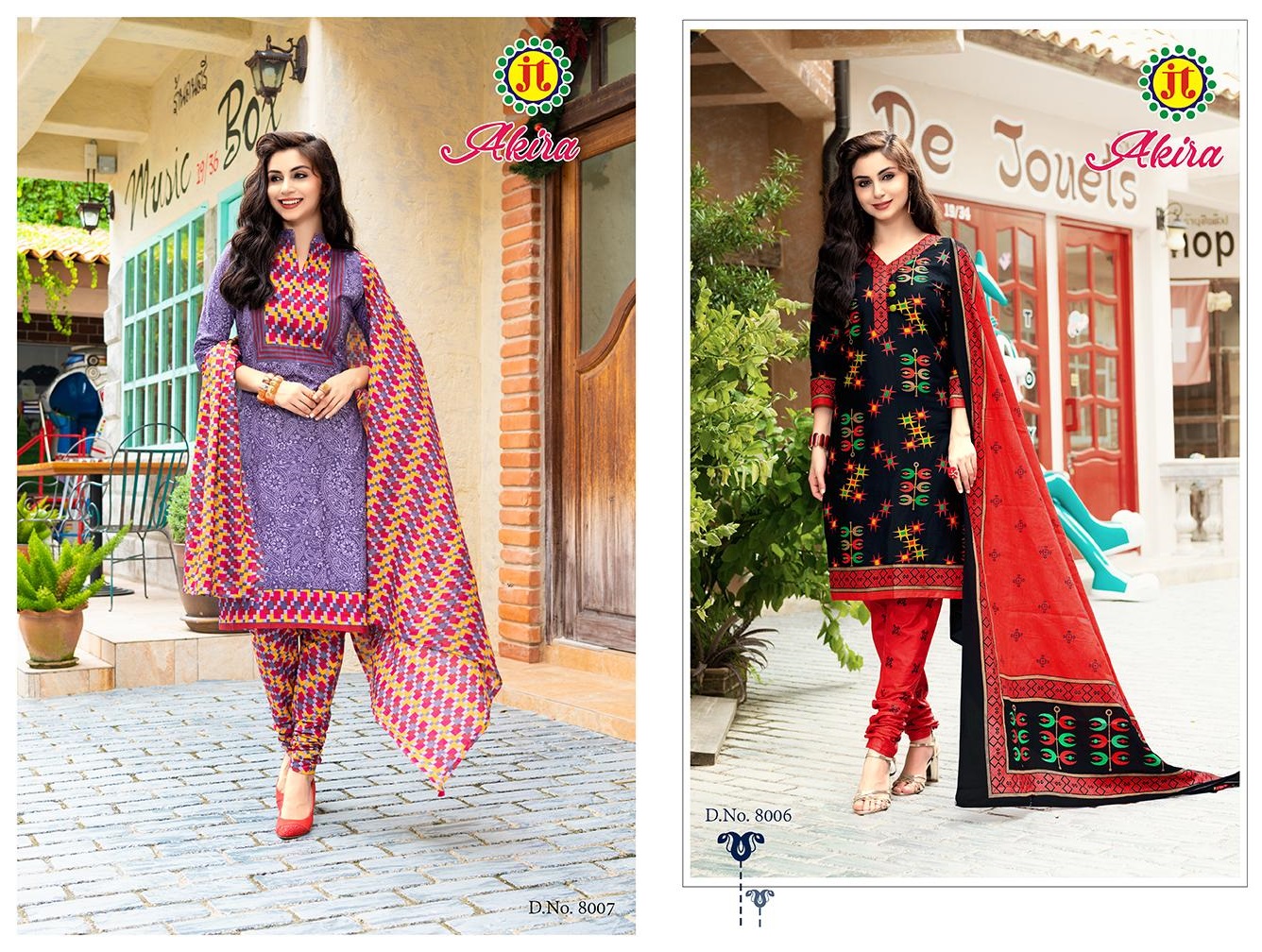 Akira Vol 8 By Jt Designer Cotton Dress Material Collection