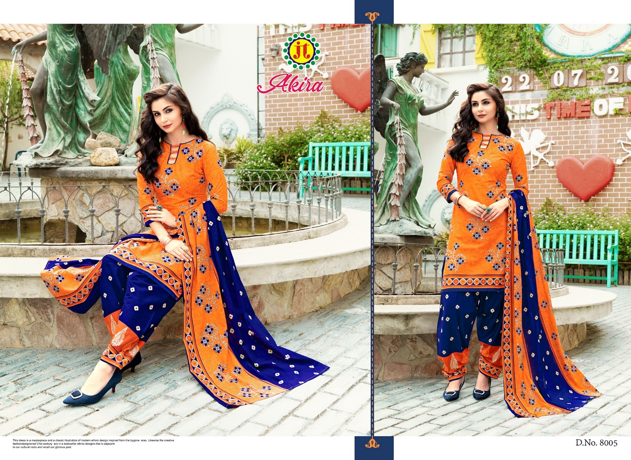 Akira Vol 8 By Jt Designer Cotton Dress Material Collection