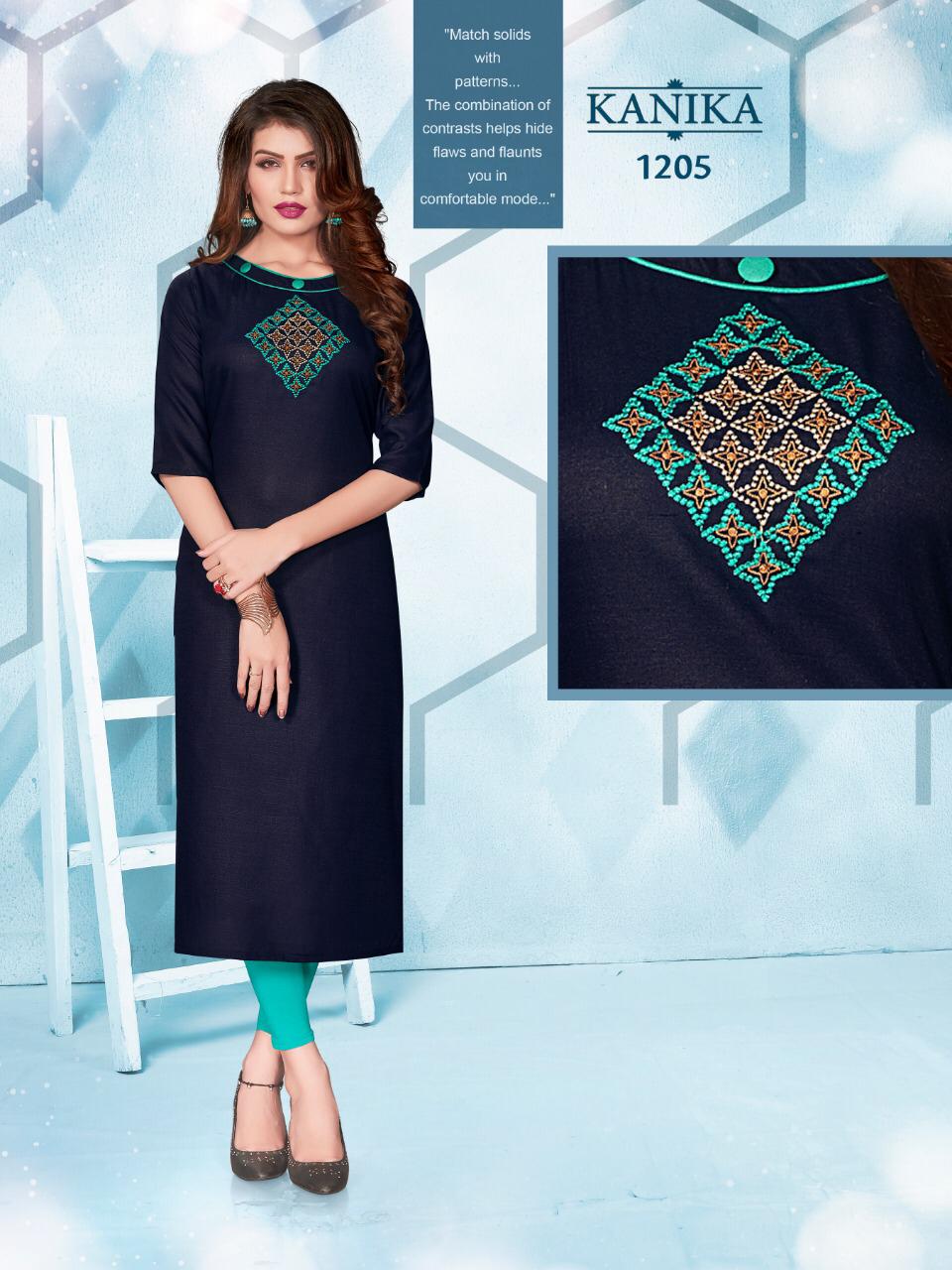 Aditi By Kanika Casual Wear Silk Kurti Collection