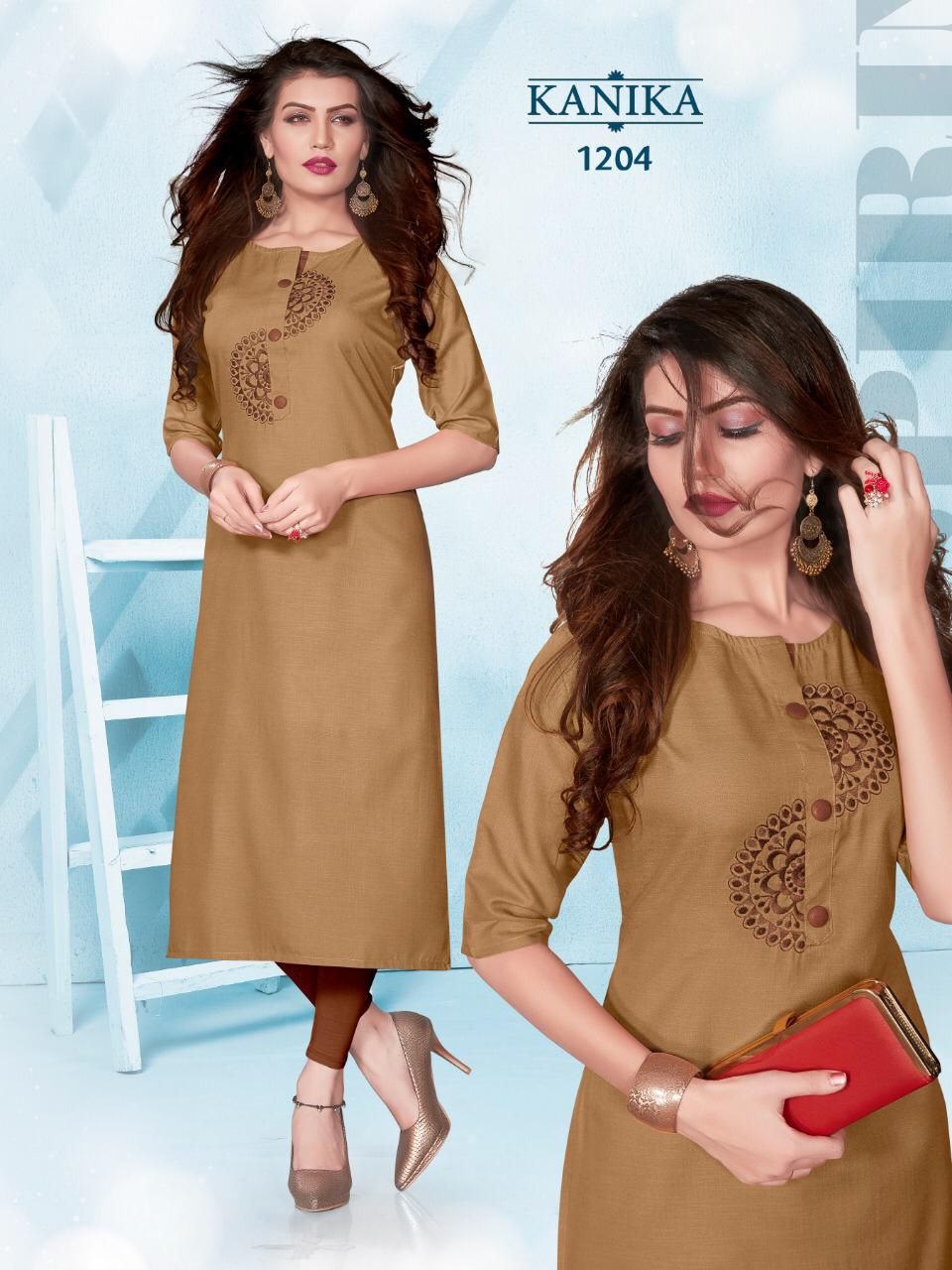 Aditi By Kanika Casual Wear Silk Kurti Collection