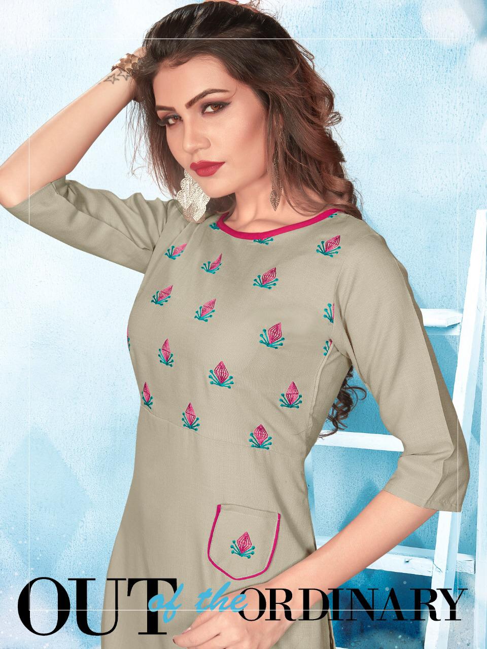 Aditi By Kanika Casual Wear Silk Kurti Collection