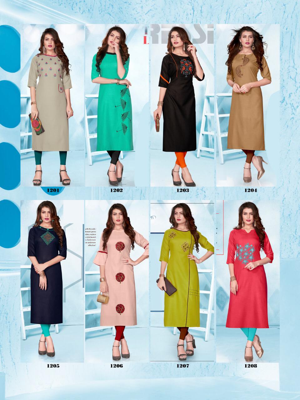 Aditi By Kanika Casual Wear Silk Kurti Collection