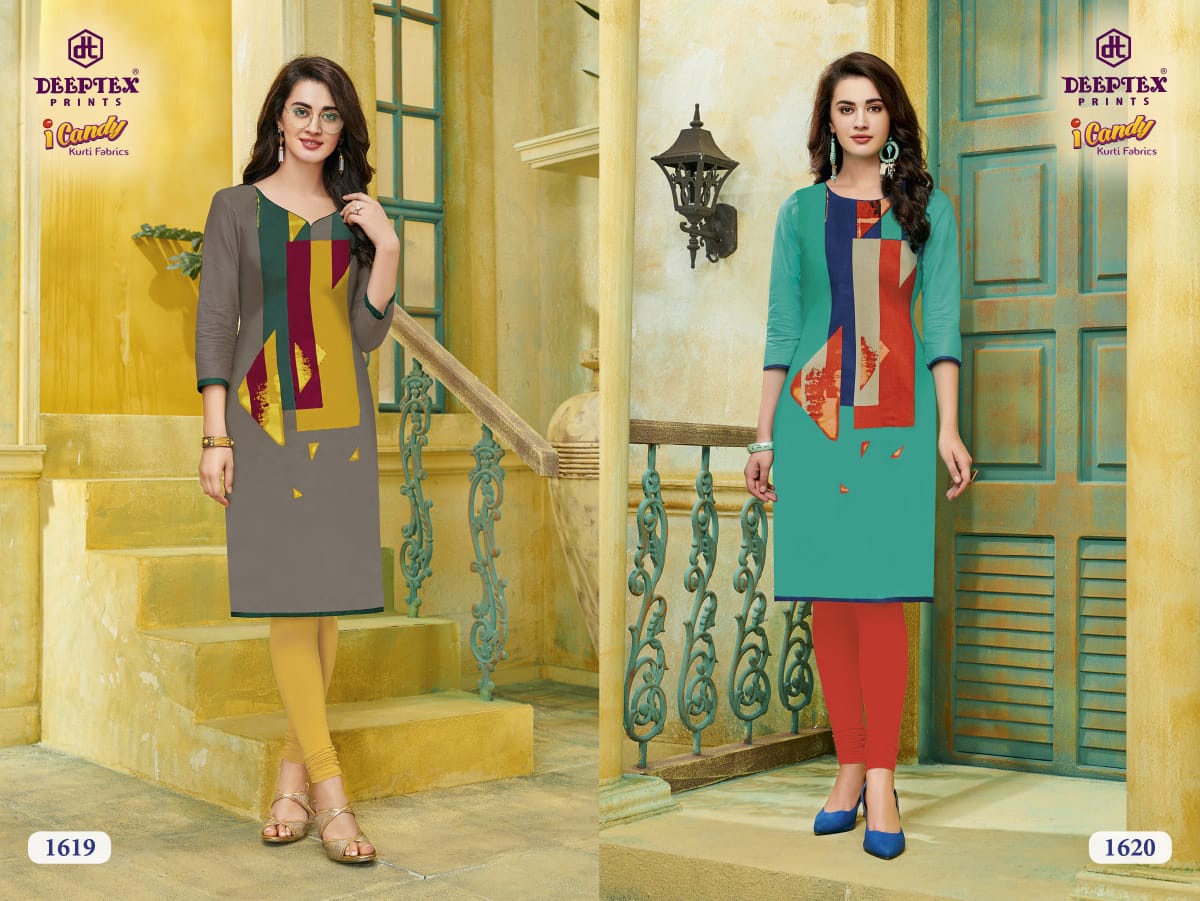Candy Vol 16 By Deeptex I  Pure Cotton Printed Kurti Catalogue
