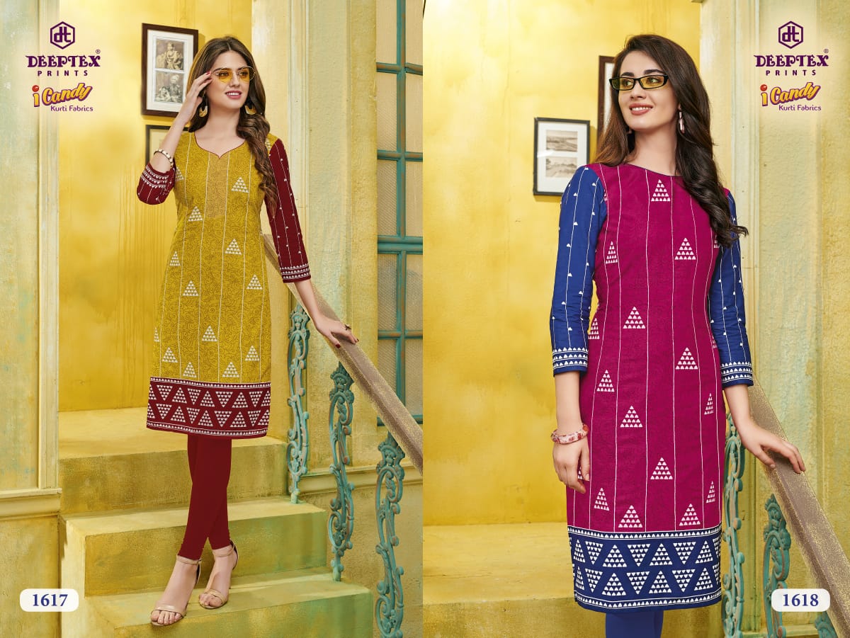 Candy Vol 16 By Deeptex I  Pure Cotton Printed Kurti Catalogue