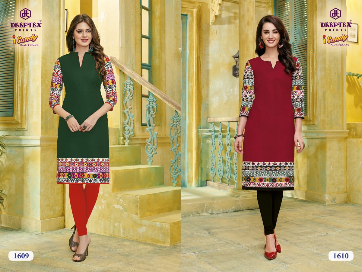 Candy Vol 16 By Deeptex I  Pure Cotton Printed Kurti Catalogue