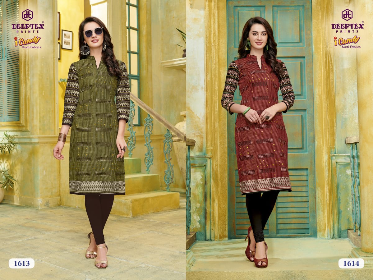 Candy Vol 16 By Deeptex I  Pure Cotton Printed Kurti Catalogue