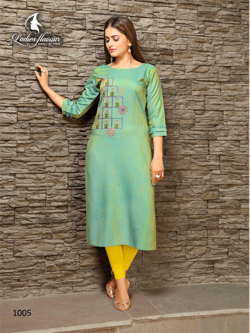 Ladies Flavour By Miss-india Designer Kurtis Collection.
