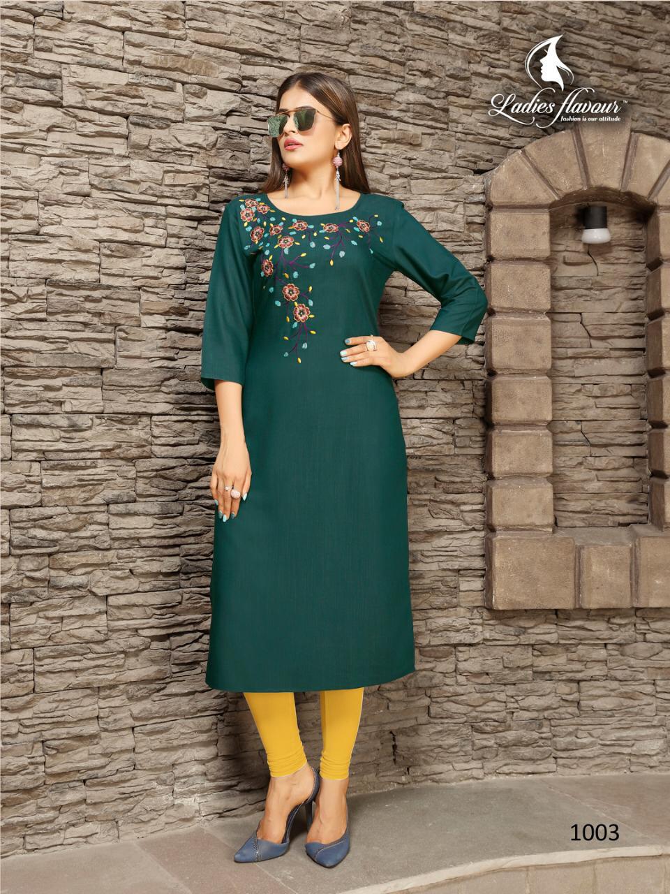 Ladies Flavour By Miss-india Designer Kurtis Collection.